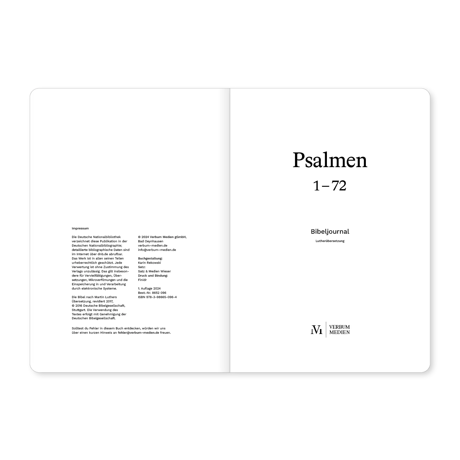 Die Psalmen 1–72 (Bibeljournal) - Image 3